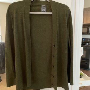 Green Gap Cardigan - Size S